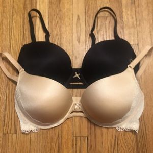 2 Heidi Klum Wear Anyway Push-up bras NWOT